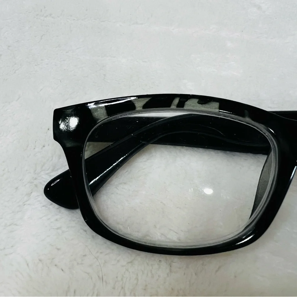 Black and Clear Cheetah Animal‎ Print Reading Glasses +1.00